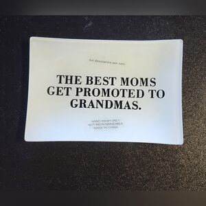 Daisy Shoppe The Best Moms Glass Plate Dish Novelty Gift